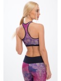 Rožinis ir violetinis sportinis top A0060 - Internetinė parduotuvė - Boutique